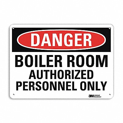 LYLE U31138RA14X10 Danger Sign 10 in x 14 in Aluminum