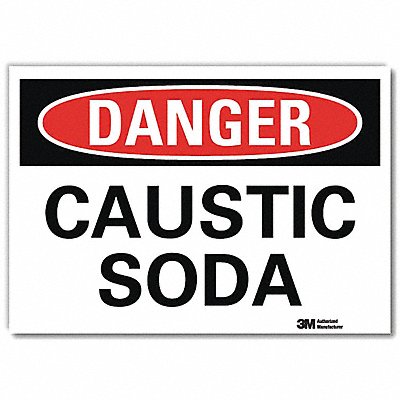 LYLE U31158RD10X7 Danger Sign 7 in x 10 in Reflective Sheeting
