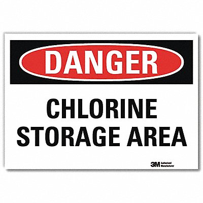 LYLE U31175RD14X10 Danger Sign 10 in x 14 in Reflective Sheeting