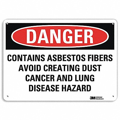 LYLE U31256NA14x10 Danger Sign 10 in x 14 in Aluminum