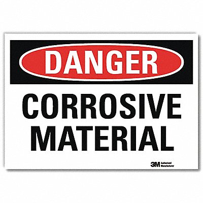 LYLE U31274RD14X10 Danger Sign 10 in x 14 in Reflective Sheeting