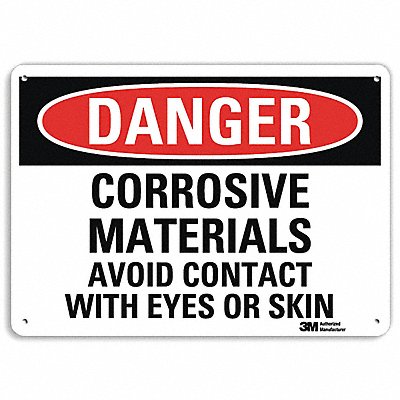 LYLE U31275NA14x10 Danger Sign 10 in x 14 in Aluminum