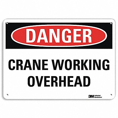 LYLE U31283NP10X7 Danger Sign 7 in x 10 in Plastic