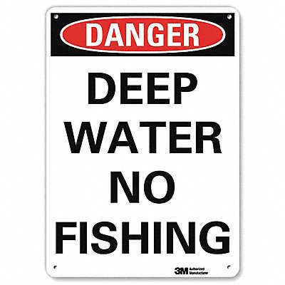 LYLE U31291NA10x14 Danger Sign 14 in x 10 in Aluminum