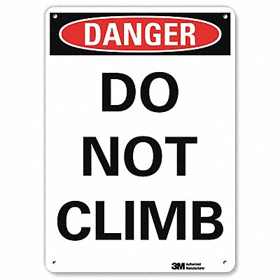 LYLE U31304RA10X14 Danger Sign 10 in x 10 in Aluminum