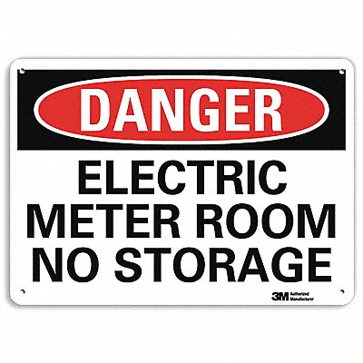 LYLE U31399RA10X7 Danger Sign 7 in x 10 in Aluminum