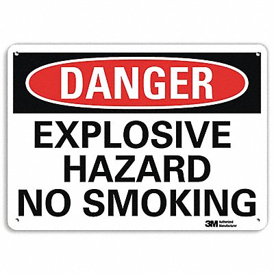 LYLE U31433NP10X7 Danger Sign 7 inx10 in Plastic