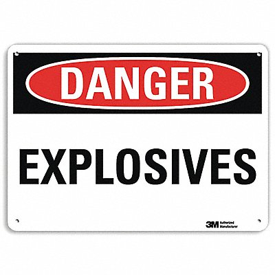 LYLE U31436NP14X10 Danger Sign 10 inx14 in Plastic