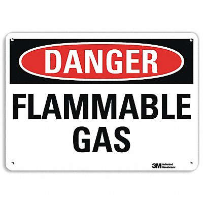 LYLE U31476NP14X10 Danger Sign 10 inx14 in Plastic