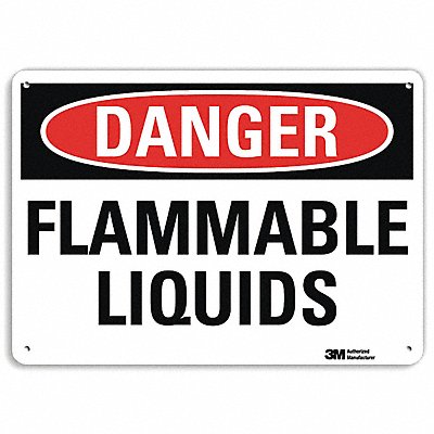 LYLE U31484NP14X10 Danger Sign 10 inx14 in Plastic