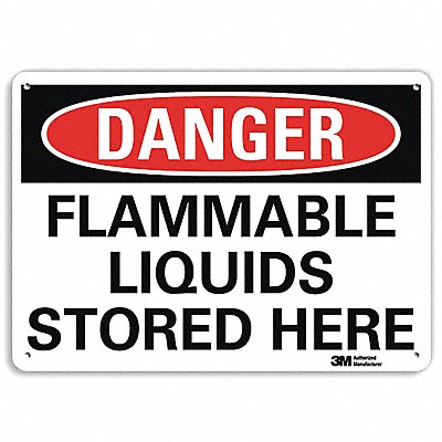 LYLE U31490NP14X10 Danger Sign 10 inx14 in Plastic