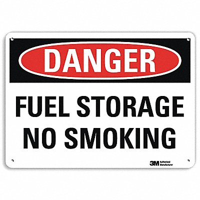 LYLE U31522NA14x10 Danger Sign 10 in x 14 in Aluminum