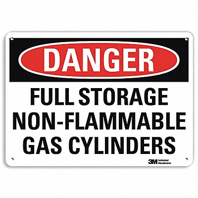 LYLE U31523RA10X7 Danger Sign 7 in x 10 in Aluminum