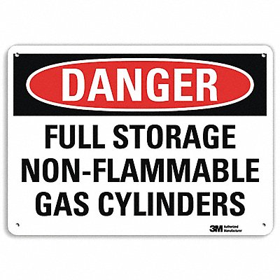 LYLE U31526RA10X7 Danger Sign 7 in x 10 in Aluminum