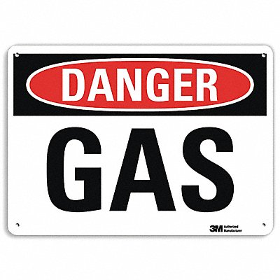 LYLE U31527NA10x7 Danger Sign 7 in x 10 in Aluminum