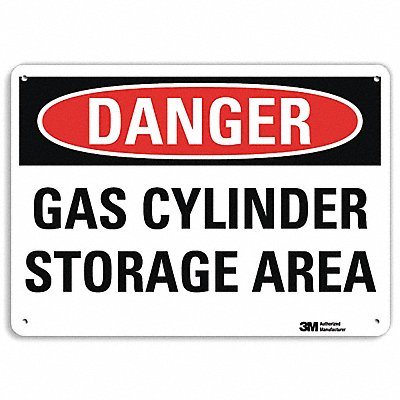 LYLE U31528RA14X10 Danger Sign 10 in x 14 in Aluminum