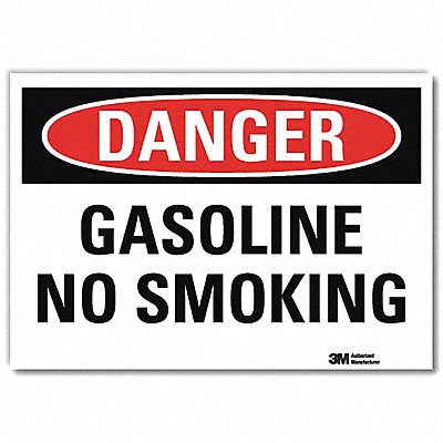 LYLE U31533RD10X7 Danger Sign 7inx10in Reflective Sheeting