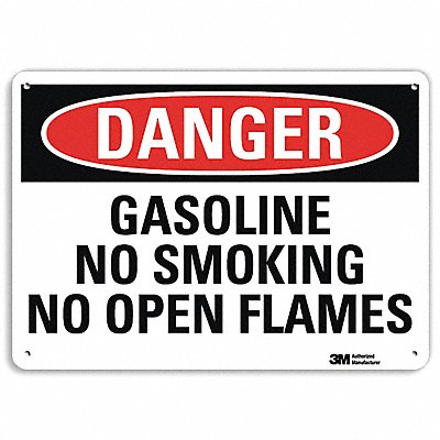 LYLE U31534NA10x7 Danger Sign 7 in x 10 in Aluminum