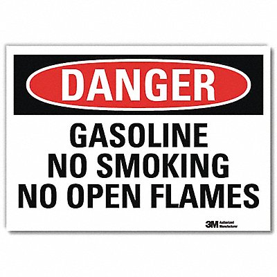 LYLE U31534RD7X5 Danger Sign 5inx7in Reflective Sheeting