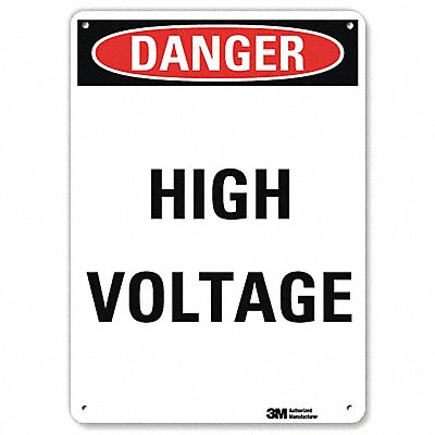 LYLE U31602RA10X14 Danger Sign 10 in x 10 in Aluminum