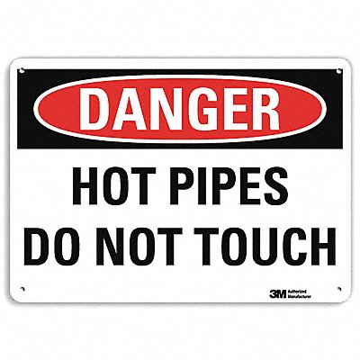 LYLE U31659NA10x7 Danger Sign 7 in x 10 in Aluminum