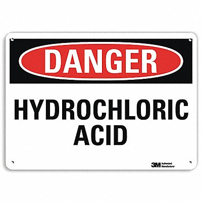 LYLE U31665NA10x7 Danger Sign 7 in x 10 in Aluminum