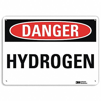 LYLE U31666NP14X10 Danger Sign 10 in x 14 in Plastic