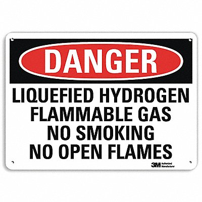 LYLE U31753RA10X7 Danger Sign 7 in x 10 in Aluminum