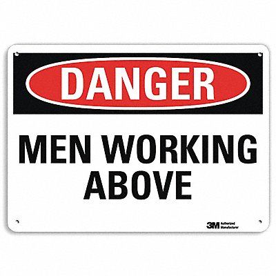 LYLE U31789NA14x10 Danger Sign 10 in x 14 in Aluminum
