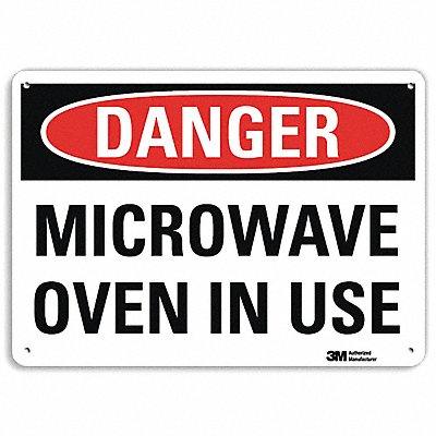 LYLE U31799RA14X10 Danger Sign 7 in x 14 in Aluminum