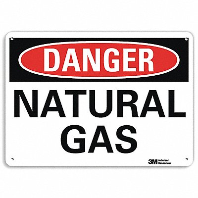 LYLE U31807RA14X10 Danger Sign 10 in x 14 in Aluminum