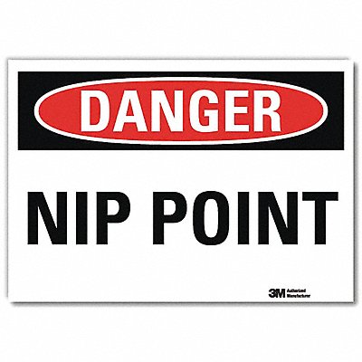 LYLE U31809RD14X10 Danger Sign 10 in x 14 in Reflective Sheeting