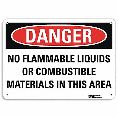 LYLE U31820RA10X7 Danger Sign 7 in x 10 in Aluminum