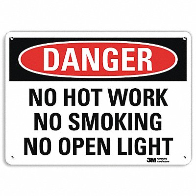 LYLE U31821NA10x7 Danger Sign 7 in x 10 in Aluminum