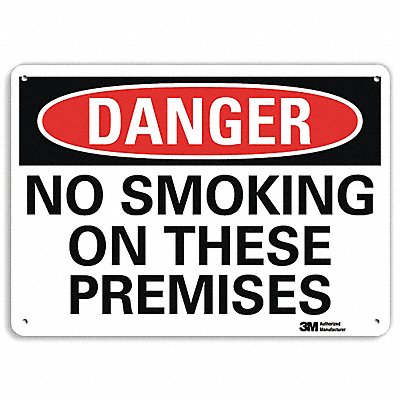 LYLE U31846NP14X10 Danger Sign 10 inx14 in Plastic