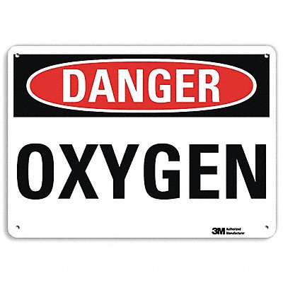 LYLE U31894RA14X10 Danger Sign 10 in x 14 in Aluminum