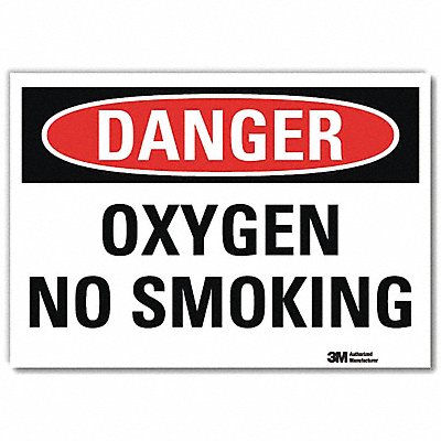 LYLE U31897RD7X5 Danger Sign 5inx7in Reflective Sheeting