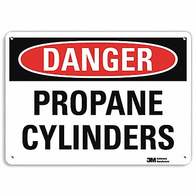 LYLE U31935RA10X7 Danger Sign 7 in x 10 in Aluminum
