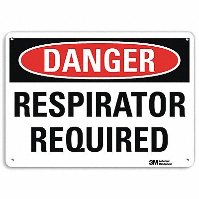 LYLE U31947NA14x10 Danger Sign 10 in x 14 in Aluminum