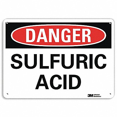 LYLE U31997NA14x10 Danger Sign 10 in x 14 in Aluminum