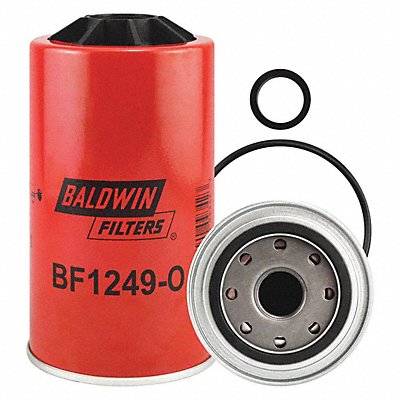 BALDWIN FILTERS BF1249O Fuel Filter Spin On 3-13/16 in.L