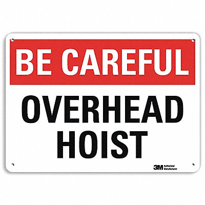 LYLE U71024RA14X10 Safety Sign 10 in x 14 in Aluminum