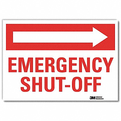 LYLE U71142RD7X5 Safety Decal 5inx7in Reflective Sheeting