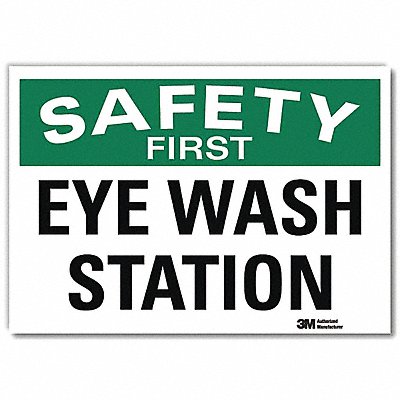 LYLE U71197RD10X7 Safety Decal 7x10in Reflective Sheeting