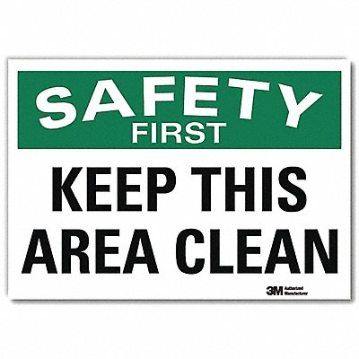 LYLE U71215RD7X5 Safety Decal 5inx7in Reflective Sheeting