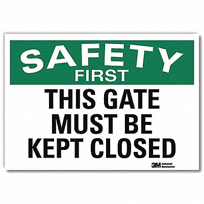 LYLE U71257RD7X5 Safety Decal 5inx7in Reflective Sheeting