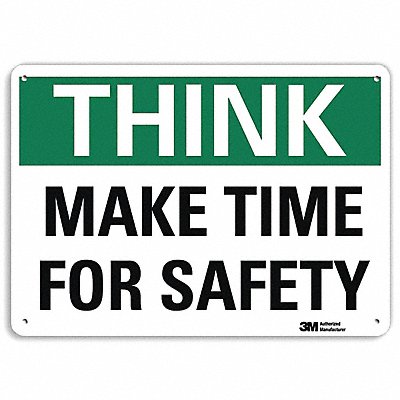 LYLE U71303NP10X7 Safety Sign 7 in x 10 in Plastic