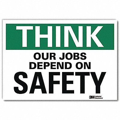 LYLE U71309RD7X5 Safety Decal 5 in x 7 in Reflective Sheeting