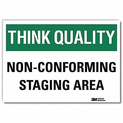 LYLE U71317RD10X7 Safety Decal 7 in x 10 in Reflective Sheeting