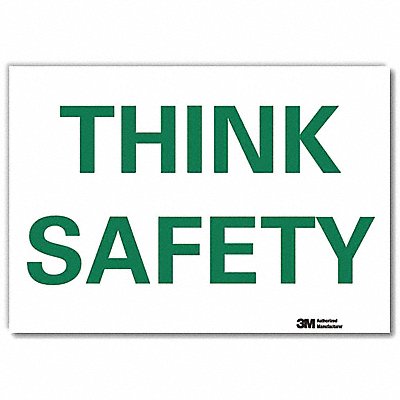LYLE U71328RD10X7 Safety Decal 7 in x 10 in Reflective Sheeting